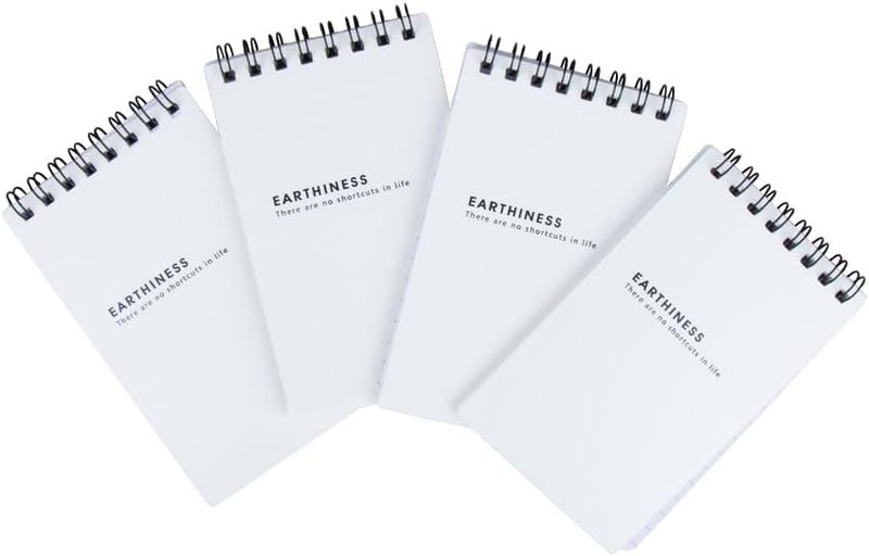 Daiso Earthiness A7 Spiral Notepad - 35 Pages, Off-White - Image 2